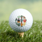 Succulenten, cactussen: schattig bloemmotief. golfballen (Insitu Shirt)