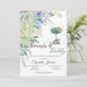 Succulenten Cocktail Brunch & Bubbly Kaart (Staand voorkant)