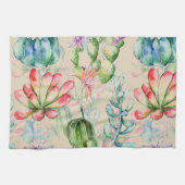 Succulenten en Cacti Kitchen Towel Theedoek (Horizontaal)