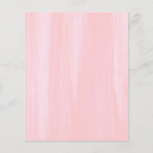 Succulenten en Roze Bloemen Trouwmenu Elegant Flyer (Achterkant)