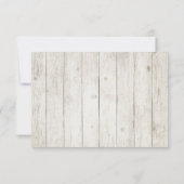 Succulenten en Rustic Wood Vrijgezellenfeest ID515 Kaart (Achterkant)