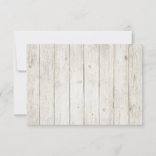 Succulenten en Rustic Wood Vrijgezellenfeest ID515 Kaart (Achterkant)