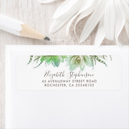 Succulenten Etiket (Insitu)