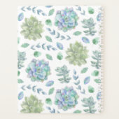 Succulenten | Gepersonaliseerde planner (Achterkant)