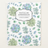 Succulenten | Gepersonaliseerde planner (Voorkant)