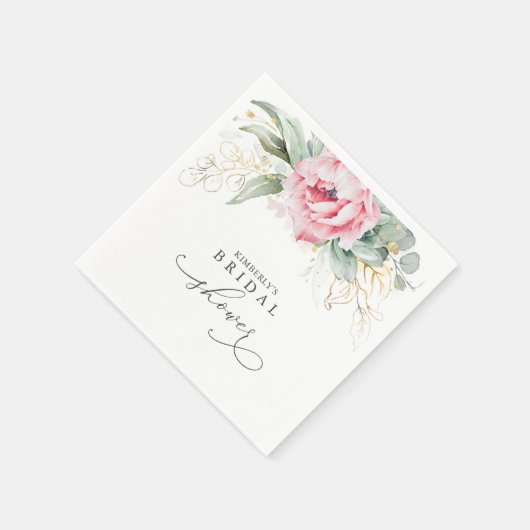 Succulenten groen elegante bruiloft / baby shower servet (Hoek)