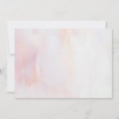 Succulenten groen en roze roos 3 foto's bruiloft bedankkaart (Achterkant)