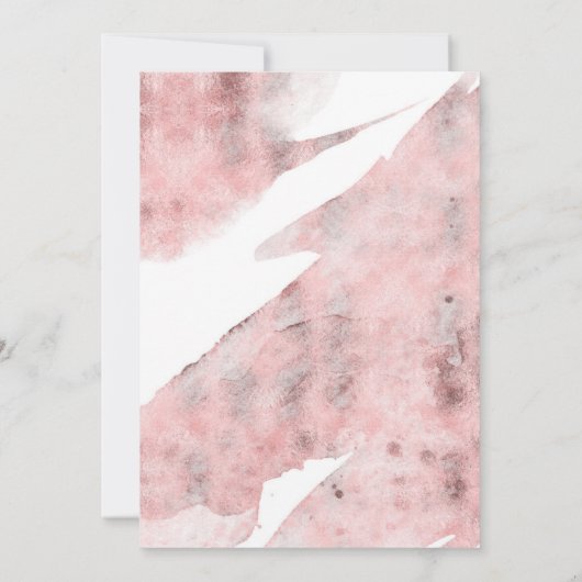 Succulenten Groen Roos Goud Glitter Doop Kaart (Achterkant)