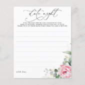 Succulenten groen roze bloemendatum nacht ideeën (Voorkant)