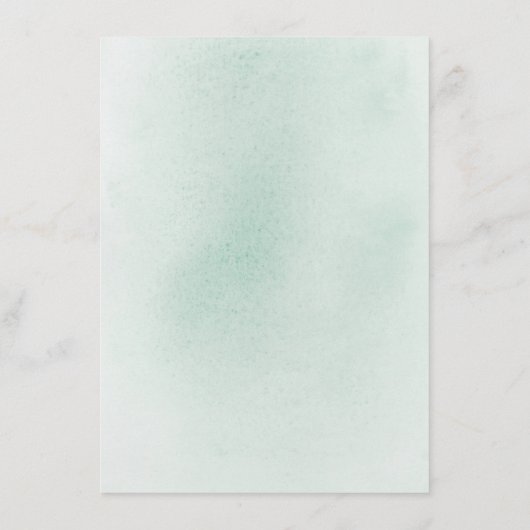 Succulenten Groene Zilveren Bladeren Trouwdetails Informatiekaartje (Achterkant)