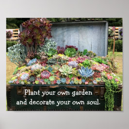 Succulenten in de schatkist poster