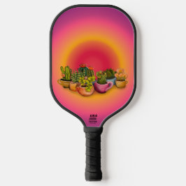 Succulenten in koffiekopjes Carbon Fiber Pickle Pickleball Paddle