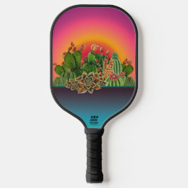 Succulenten in koffiekopjes Carbon Fiber Pickle Pickleball Paddle