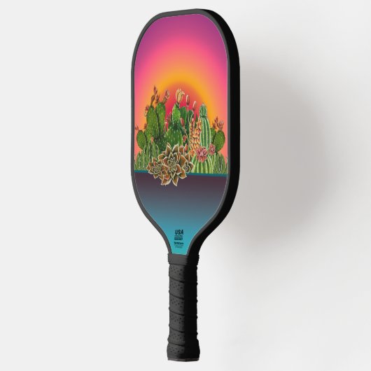 Succulenten in koffiekopjes Carbon Fiber Pickle Pickleball Paddle (Links)