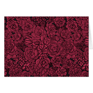 Succulenten in Viva Magenta - Kleur van het jaar 2