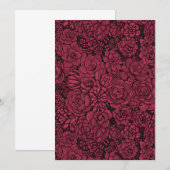 Succulenten in Viva Magenta - Kleur van het jaar 2 (Voorkant / Achterkant)