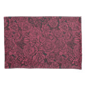 Succulenten in Viva Magenta - Kleur van het jaar 2 Kussensloop (Voorkant-Links)