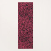 Succulenten in Viva Magenta - Kleur van het jaar 2 Yogamat (Achterkant)