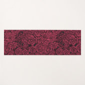 Succulenten in Viva Magenta - Kleur van het jaar 2 Yogamat (Voorkant (horizontaal))