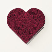 Succulenten in Viva Magenta - Kleur van het Jaar Notitieboek (Achterkant)