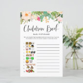 Succulenten Kinderen Boek Emoji Pictionary Game (Staand voorkant)