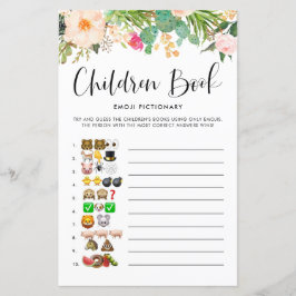 Succulenten Kinderen Boek Emoji Pictionary Game