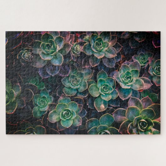 Succulenten Legpuzzel (Horizontaal)