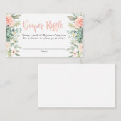 Succulenten Luier Raffle Informatiekaartje (Voorkant / Achterkant)