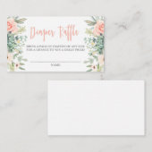 Succulenten Luier Raffle Informatiekaartje (Voorkant / Achterkant)