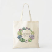Succulenten met bridesmaid ID517 Tote Bag (Voorkant)