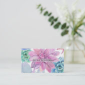 Succulenten Moderne Chic Fiesta Tuin Bloemen Visitekaartje (Staand voorkant)