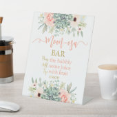 Succulenten momosa reclamebord met voetstuk (Insitu)