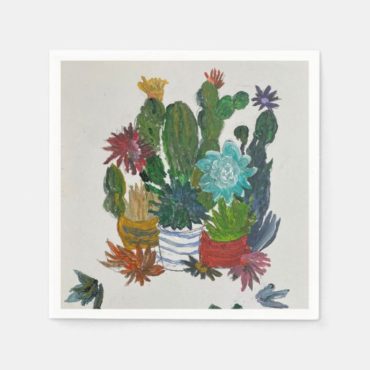 Succulenten op display servet (Voorkant)