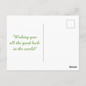 Succulenten op schatkist briefkaart (Achterkant)