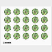 Succulenten Ronde Sticker (Vel)