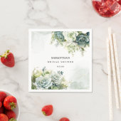 Succulenten, rozen en groen Vrijgezellenfeest Servet (Insitu)