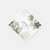 Succulenten, rozen en groen Vrijgezellenfeest Servet (Hoek)