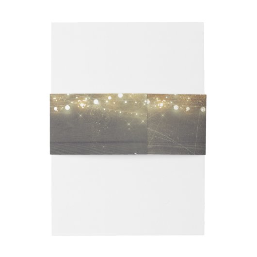 Succulenten Rustiek Land Bruiloft Uitnodigingen Wikkel (Achterkant Voorbeeld)