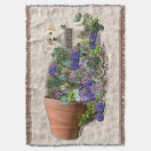 Succulenten te koop deken (Voorkant Verticaal)