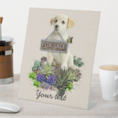 Succulenten te koop reclamebord met voetstuk (Insitu)