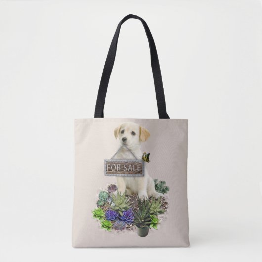 Succulenten te koop tote bag (Voorkant)