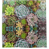 Succulenten textuur Douchegordijn (Voorkant)