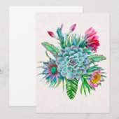 Succulenten tropische tuin (Voorkant / Achterkant)