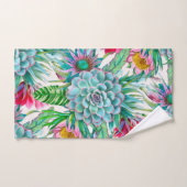 Succulenten tropische tuin bad handdoek (Handdoek)