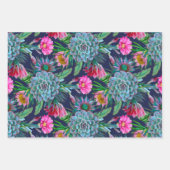 Succulenten tropische tuin inpakpapier vel (Voorkant 3)