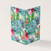 Succulenten tropische tuin kaart (Buitenkant)