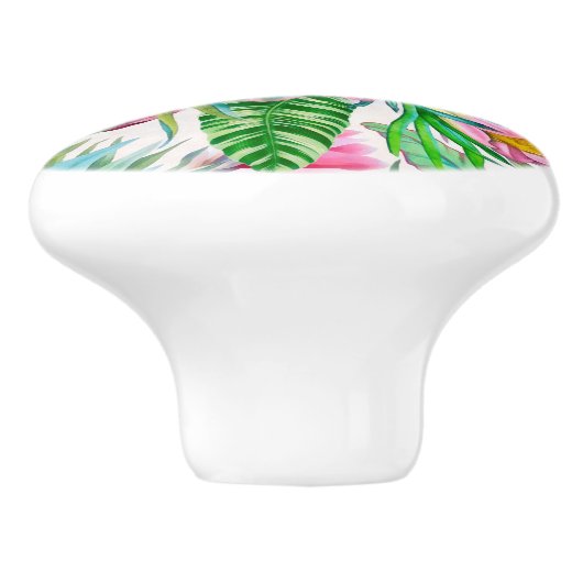 Succulenten tropische tuin keramische knop