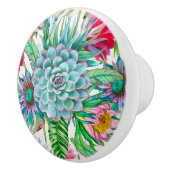 Succulenten tropische tuin keramische knop (Rechts)