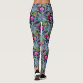 Succulenten tropische tuin leggings (Achterkant)