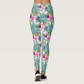 Succulenten tropische tuin leggings (Achterkant)